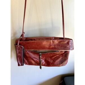 Red Leather Womens Handbag